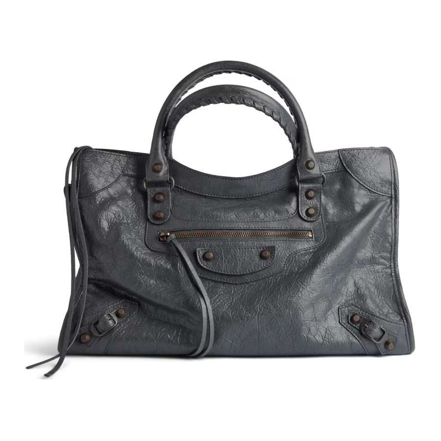 Balenciaga Medium Le City Lambskin Tote Bag