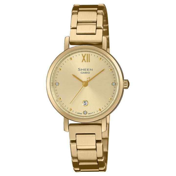 CASIO CASIO Quartz Movement Stainless Steel Strap Watch Women's Watch Gold Dial