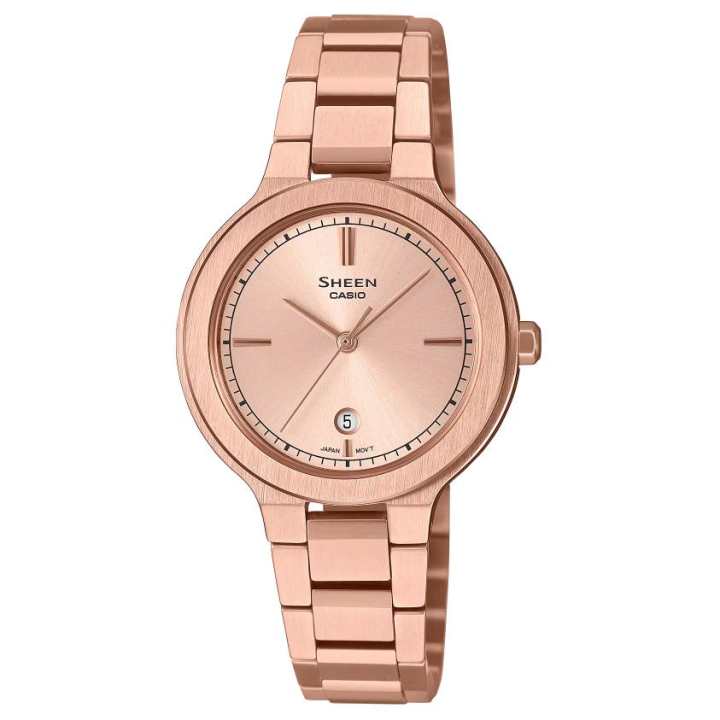 CASIO CASIO Quartz Movement Stainless Steel Strap Watch Women's Watch Pink Watch Dial