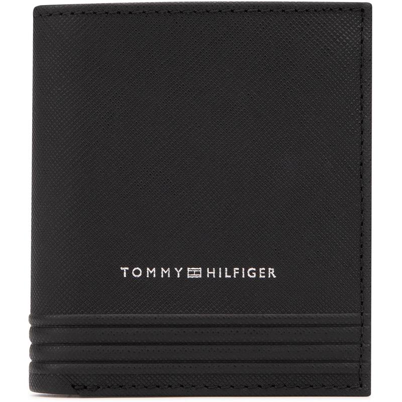 Tommy Hilfiger Cow Leather Wallet Men's Black