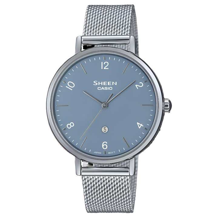 CASIO CASIO Quartz Movement Stainless Steel Strap Watch Men's Watches Blue Dial
