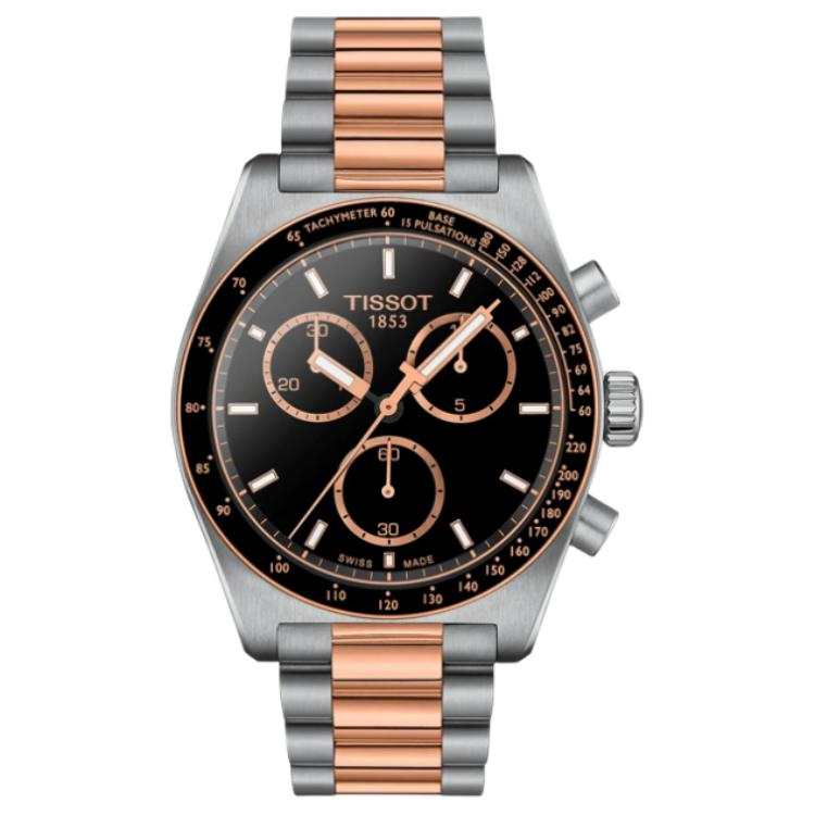 TISSOT Quartz Movement 100m Waterproof Men's Watches Watch 40mm Black Dial