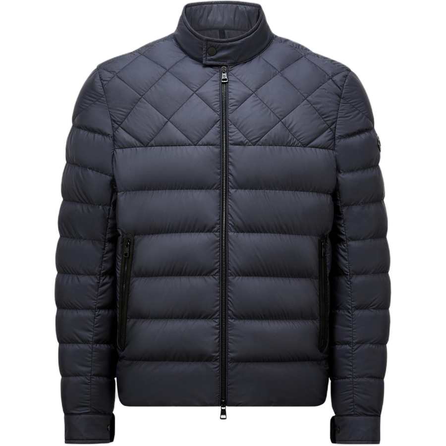 Moncler Moncler Rib Bone Down Jacket Men's Dark Blue