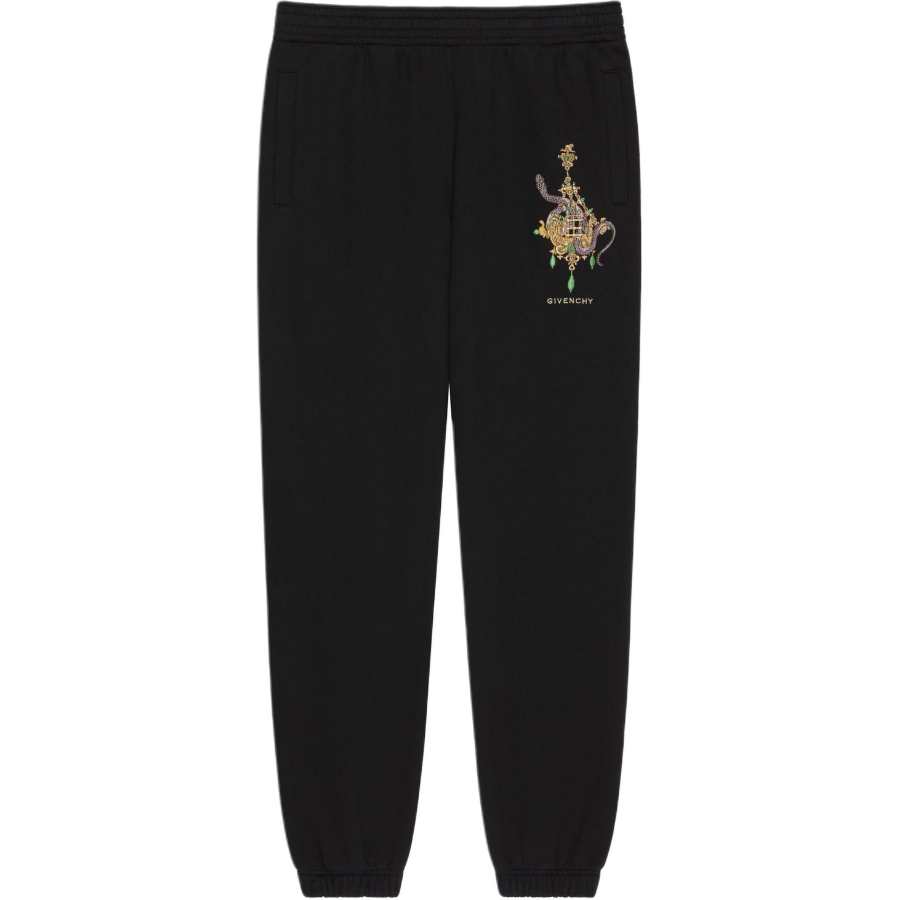 Givenchy Givenchy SS25 Knitted Sweatpants Men's Black