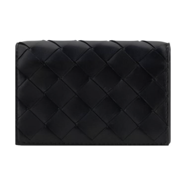 Bottega Veneta Lambskin Card Holder Women's Black