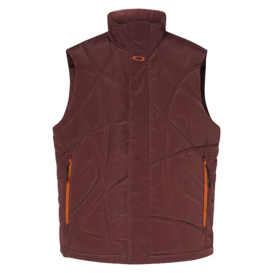 Oakley Hyland O Puff Hydrofree DWR Vest Men's Brown