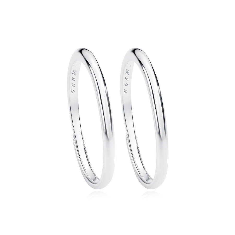 GUDS GAVE S999 Fine Silver & Alloy Rings Unisex