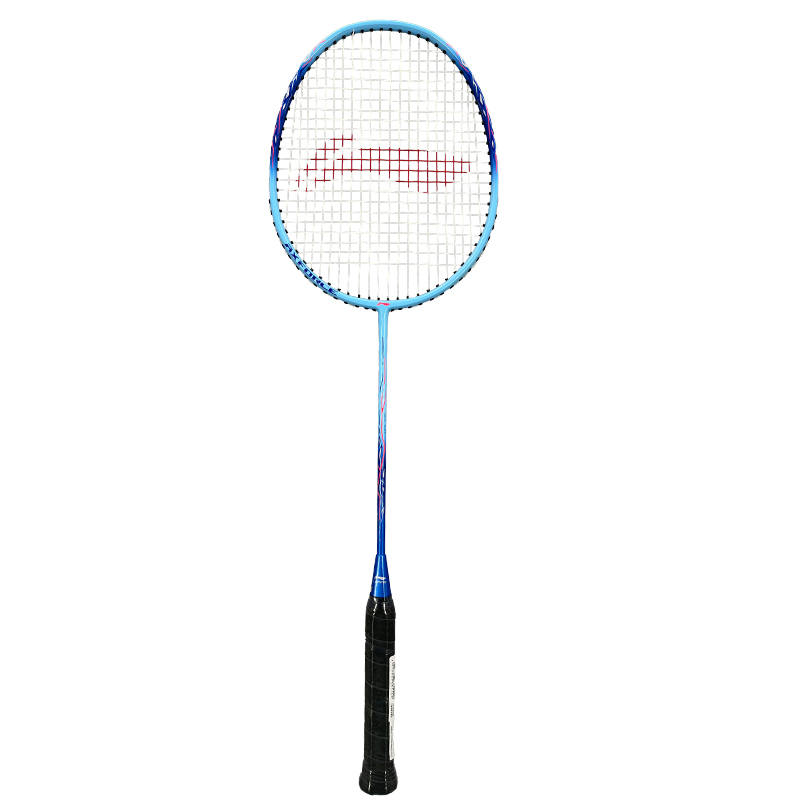 Li-Ning Li Ning Thunder 9 Carbon Aluminum Badminton Rackets Offensive Type Heavy Head, Stiff Shaft Entry level 4U/G5 Blue