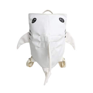 ALNI BITTON Pu Backpack Men's White/Black