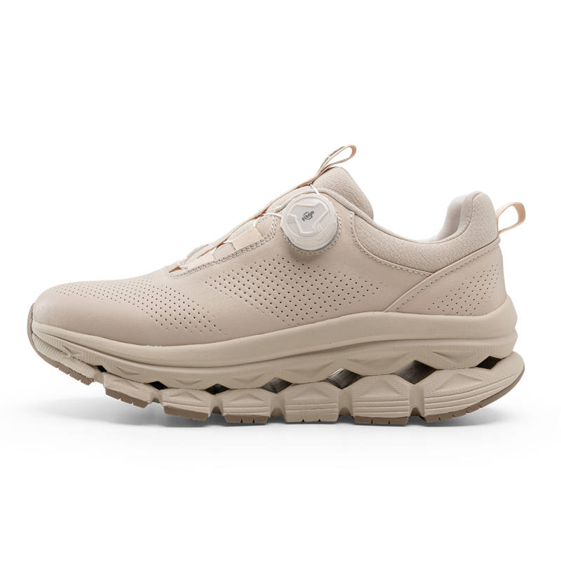 ANGSHAN Rebound Abrasion Resistant Breathable Slip Resistant Low top Casual Shoes Women's Dark Khaki