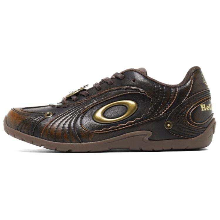 OLD ORDER Sanrio x OLD ORDER Slip Resistant, Breathable, Lightweight Low top Casual Shoes Women's Copper Brown