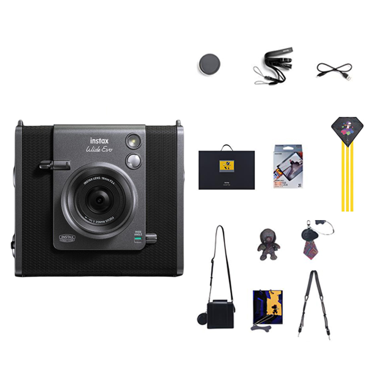 FUJIFILM Instant Film Camera Instax Instant Cameras WIDE EVO Snoopy 75 Anniversary, Box Limited Edition