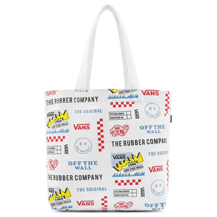 Vans Vans Polyester Handbag, Shoulder Bag Regular Unisex White