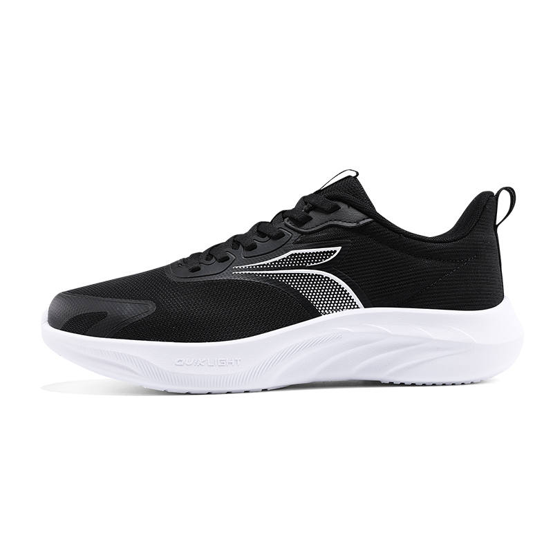 361° Slip Resistant, Abrasion Resistant, Lightweight Low top Casual Sprint Running Shoes Men's Black White