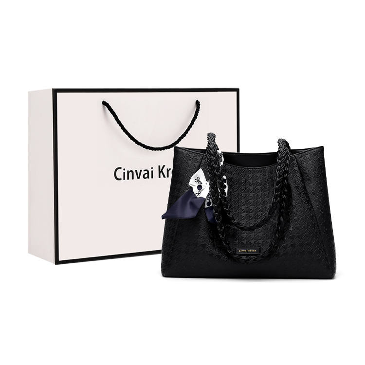 CinvaiKrose Synthetic Leather Handbag, Tote Bag, Tote Bag, Shopping Bag, Shoulder Bag Large Women's