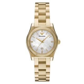 EMPORIO ARMANI Wrist Watches Quartz Movement Stainless Steel Strap 32mm Mother of Pearl Color Watch Dial Women's Watch