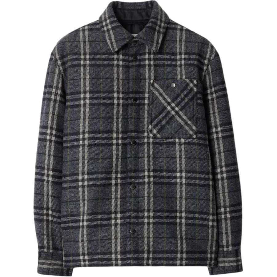 Burberry Burberry Checked Press-Stud Shirt