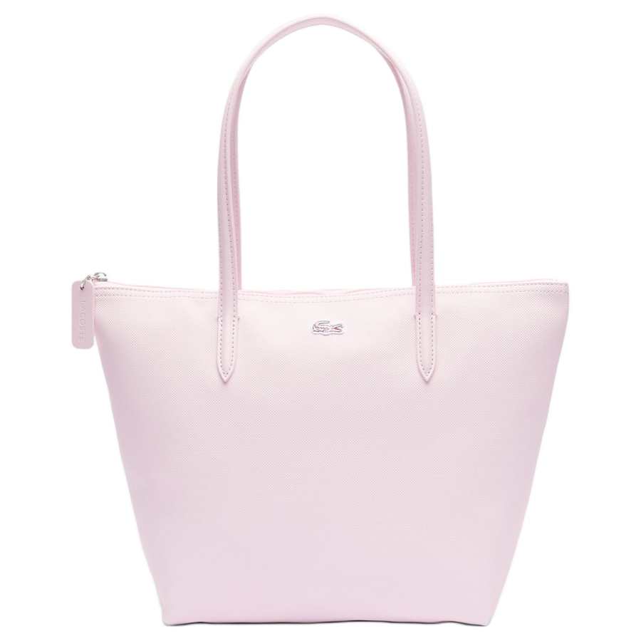 LACOSTE PVC Tote Bag, Shopping Bag, Handbag Small Women's Pink