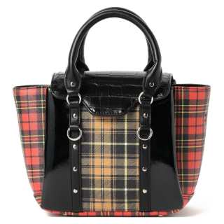 Beams Synthetic Leather Tote Bag, Shopping Bag, Handbag Women's Black & Red