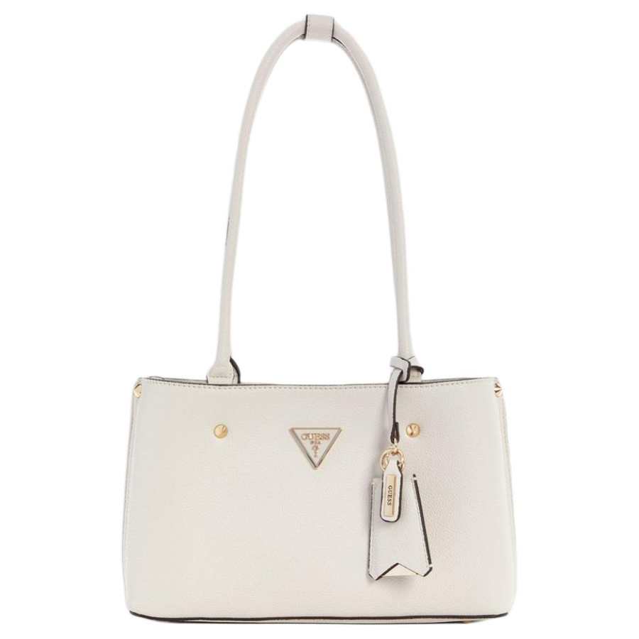 GUESS Artificial Leather Tote Bag, Shopping Bag, Shoulder Bag Medium Women's White