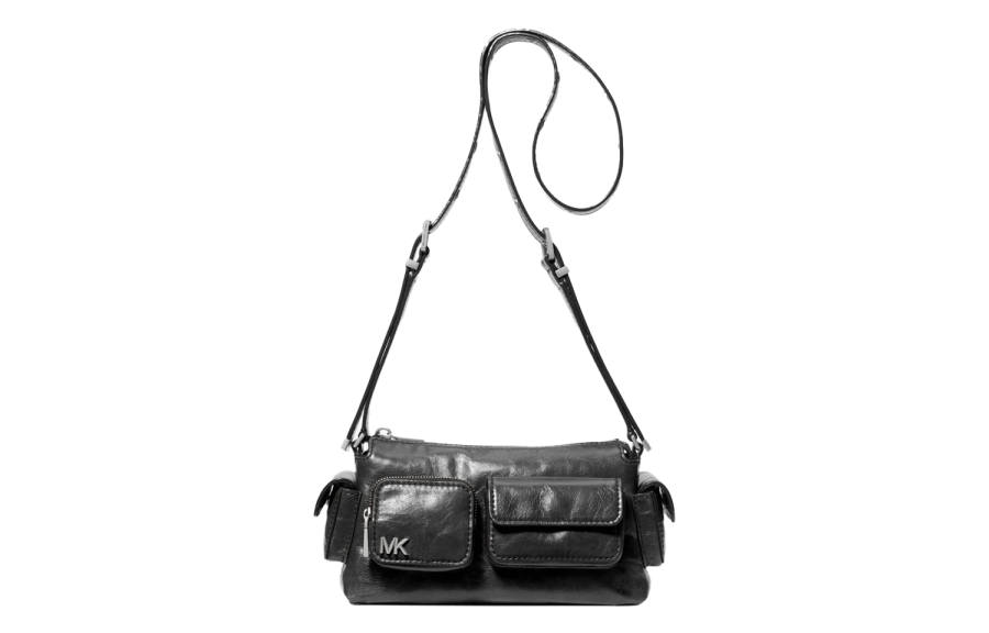 MICHAEL KORS DAKOTA Cow Leather Shoulder Bag, Crossbody Bag Small Women's Black