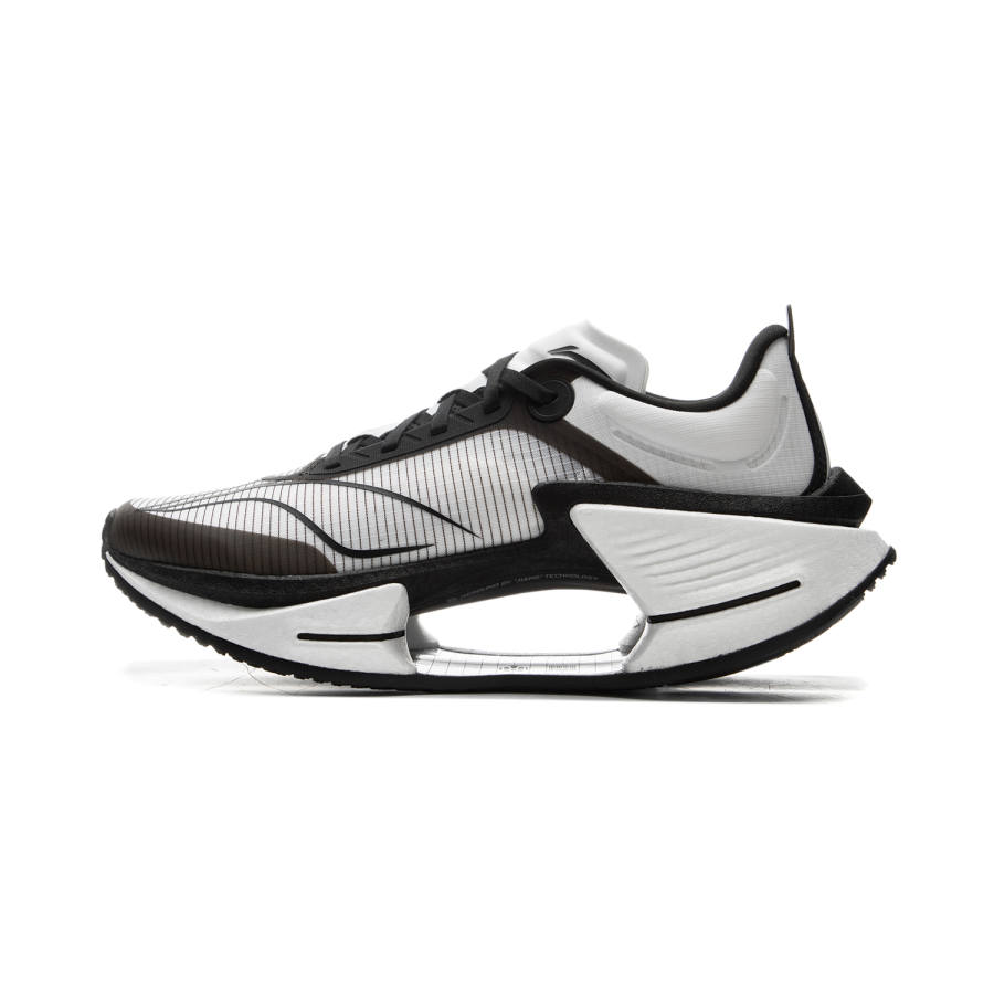 Li-Ning Li Ning Shadow 3 Essential Textile, TPU Low top Running Shoes Men's White Black