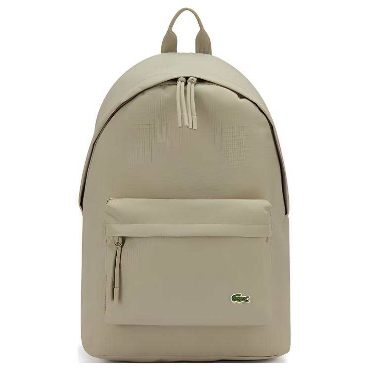 LACOSTE LACOSTE Fabric Backpack Large Unisex Dark Beige