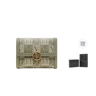 VANESSA HOGAN Monogram Artificial Leather Coin Purse, Clutch Card Holder, Wallet Small Women's Multicolor