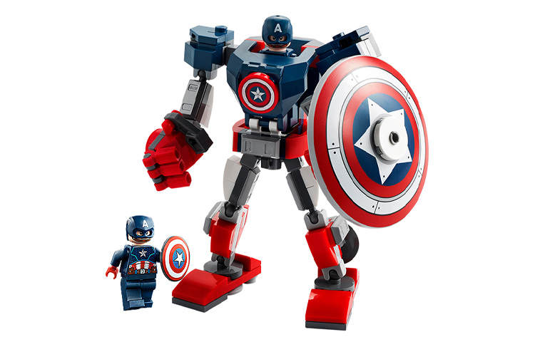 LEGO Super Hero Collection Captain America Mecha Building Blocks 0 300pcs 76168