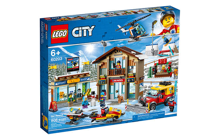 LEGO City Collection, Ski Resort Building Blocks 806pcs 60203