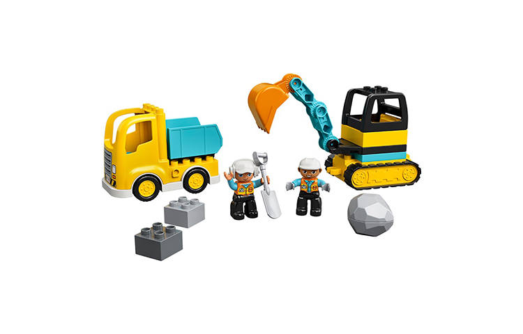 LEGO Truck & Tracked Excavator Building Blocks 10931