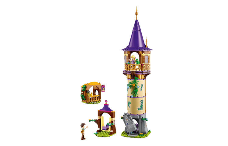 LEGO Long Hair Princess' Tower Plastic Building Blocks 301 600pcs 43187