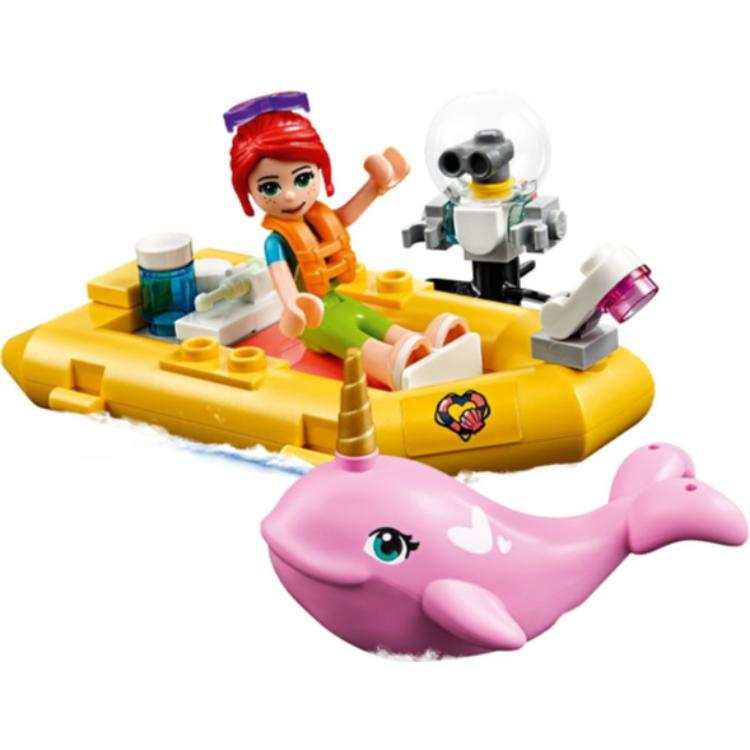 LEGO Ocean Heart Rescue Boat, Good Friend Collection Plastic Building Blocks 908pcs 41381