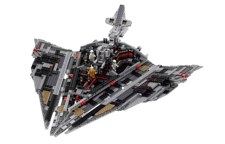 LEGO Star Wars Collection First Order, Star Destroyer Building Blocks 1001 2000pcs 75190