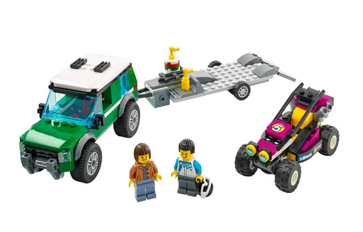 LEGO City Collection Trail Running Racing Transport Vehicle Building Blocks 210pcs 60288