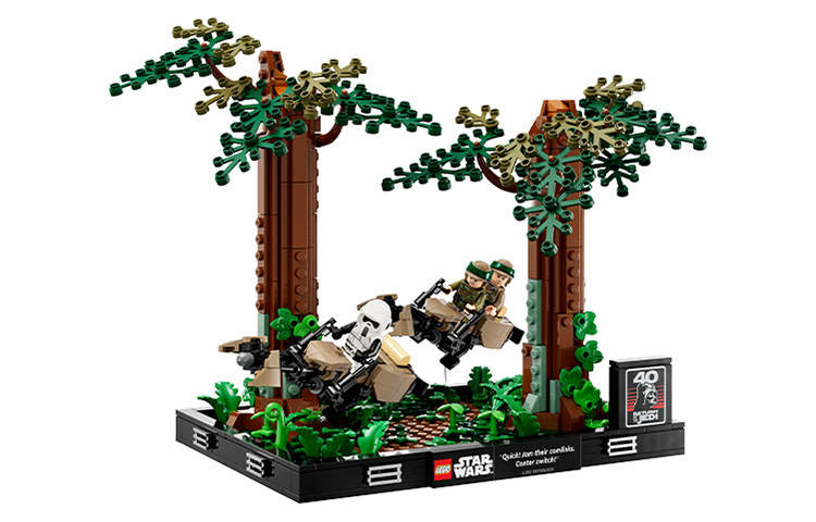 LEGO LEGO Endor Speeder Chase Diorama Building Blocks 75353