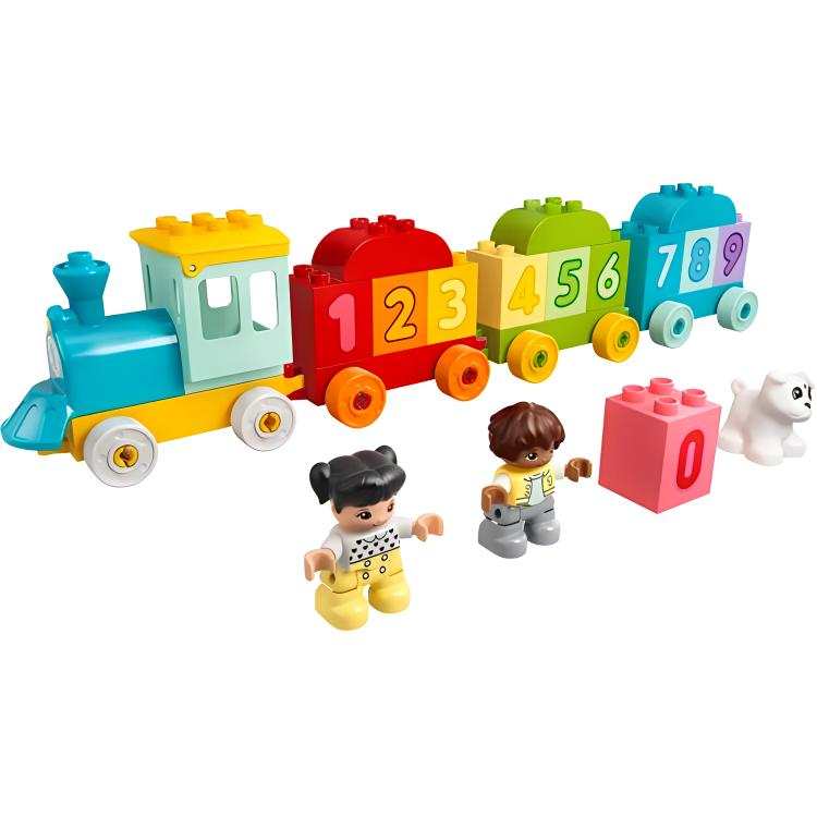 LEGO LEGO Collection Numbers Train, Study Counting Building Blocks 23pcs 10954