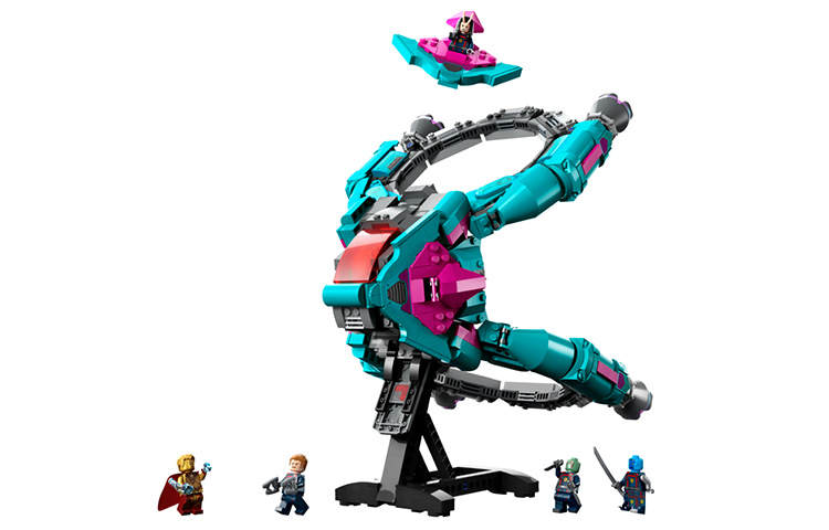 LEGO Super Hero Collection Marvel Guardians Of The Galaxy New Guardian Spaceship Building Blocks 1001 2000pcs 76255