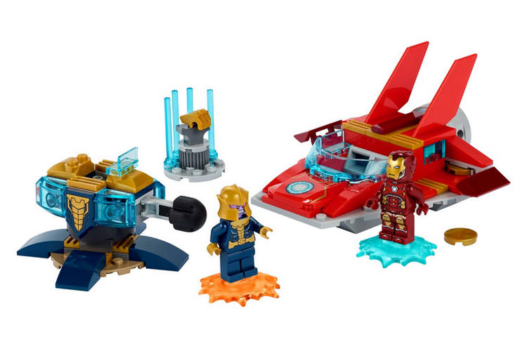 LEGO Super Hero Collection Marvel, Iron Man Collection, Iron Man Vs. Thanos Building Blocks 103pcs 76170