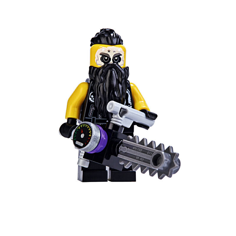 LEGO Phantom Ninja Collection Chainsaw Monster, Mini Figure Comes With Ninjago Issue 12 Magazine Chainsaw