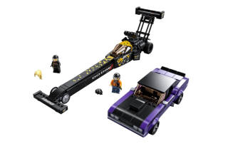 LEGO Super Racing Collection Dodge Mopar SRT Top Fuel Dragster And 1970 Plastic Building Blocks 627pcs 76904