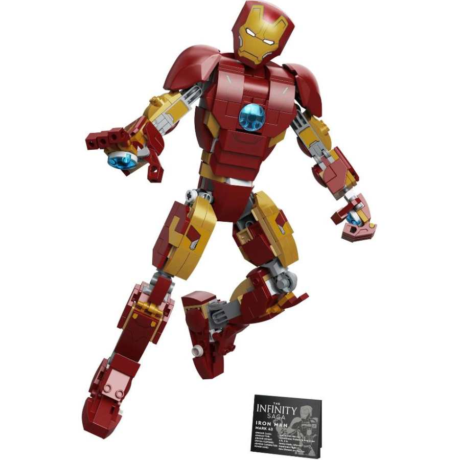 LEGO Marvel The Infinity Saga Iron Man Figure Set 76206 Red & Gold