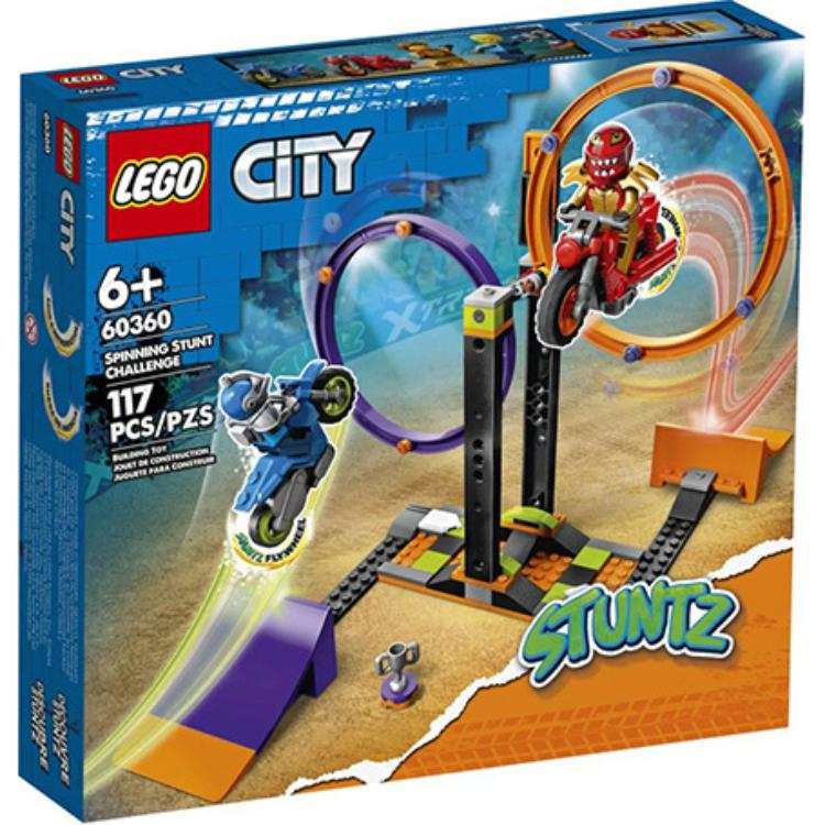 LEGO City Collection Thrilling Rotary Stunt Challenge Building Blocks 117pcs 60360