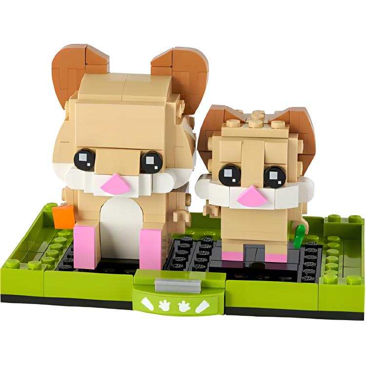 LEGO LEGO BrickHeadz Hamsters Plastic Building Blocks 0 300pcs 40482