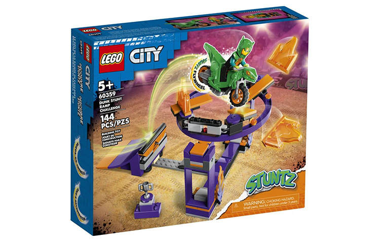 LEGO City Collection Slam Dunk Trick Challenge Building Blocks 144pcs 60359