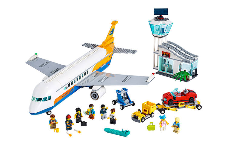 LEGO City Collection Passenger Aircraft Building Blocks 601 1000pcs 60262
