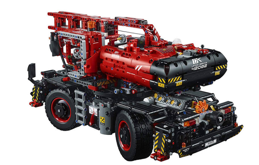 LEGO LEGO Technology Mechanical Set Complex Terrain Crane Building Blocks 2001 5000pcs 42082
