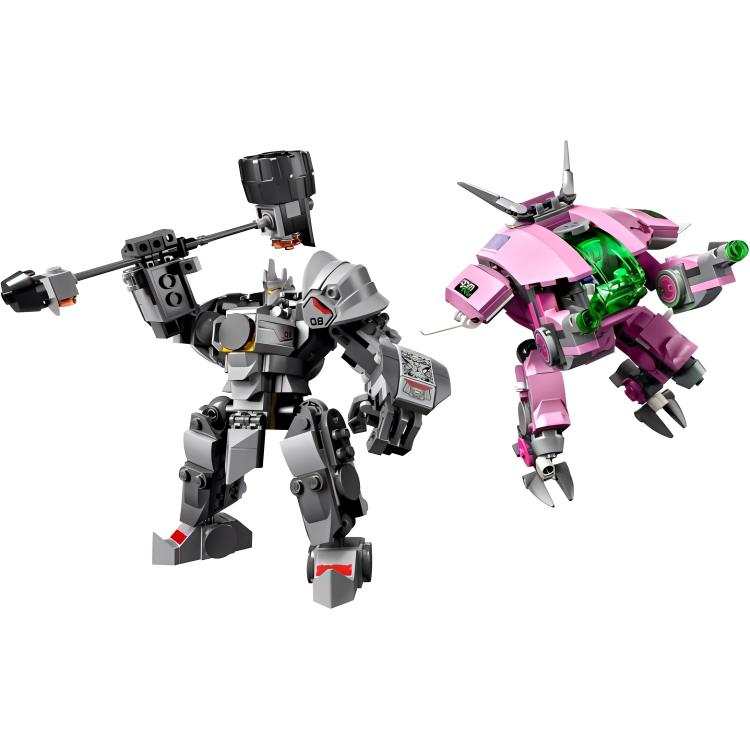LEGO Overwatch Collection D.VA Vs. Reinhardt, Overwatch Main Characters Building Blocks 455pcs 75973