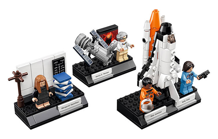 LEGO LEGO Creativity NASA Women's Scientists Intelligence/Brain Training Plastic Building Blocks 231pcs 21312