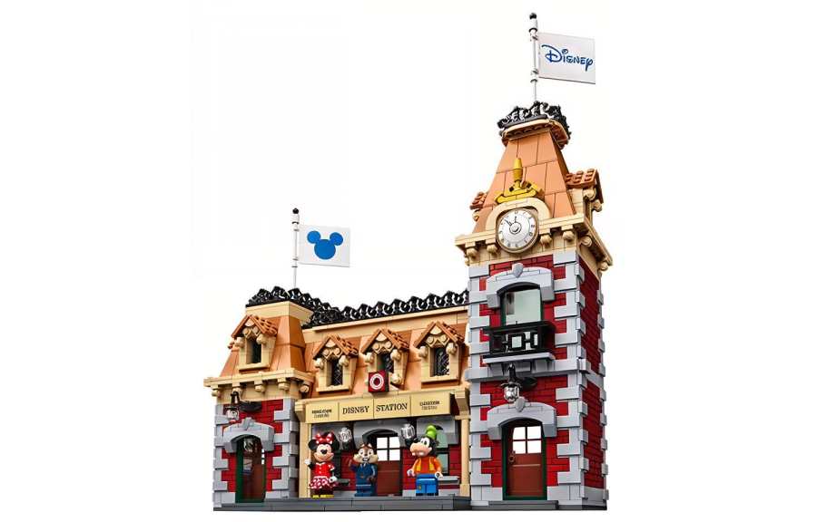 LEGO Disney Collection Goofy, Minnie, Chip 'N Dale Powered UP Train And Train Station, Limited Edition Building Blocks